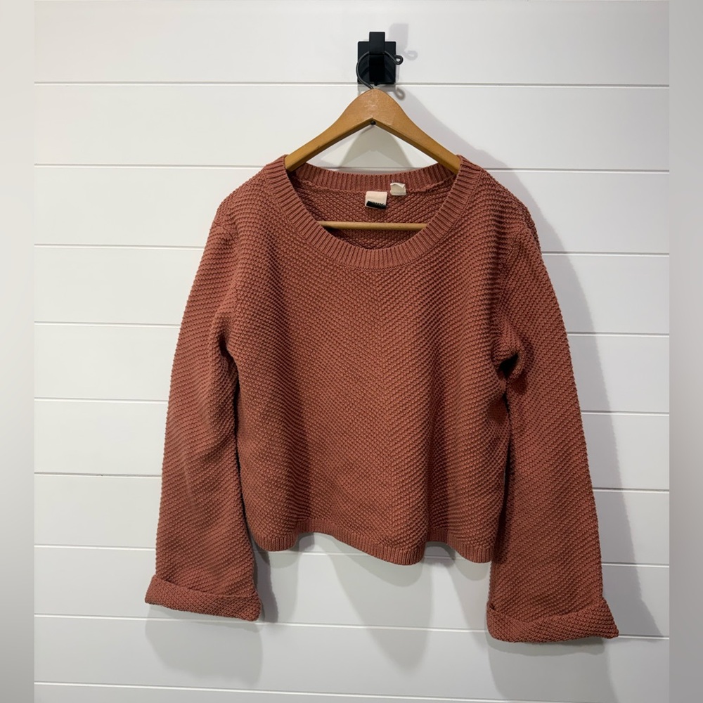 Roxy Rust Knit Sweater